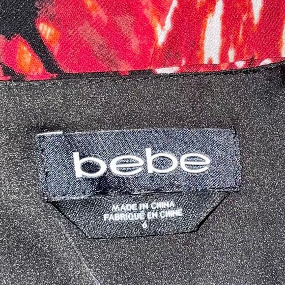 Red chiffon party mini dress 6 - Picture 13 of 16